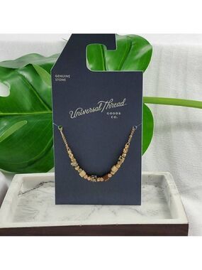 Universal Thread Genuine Stone Necklace